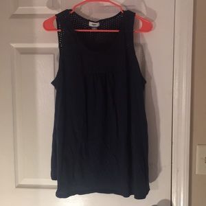 Plus size blue old navy tank top